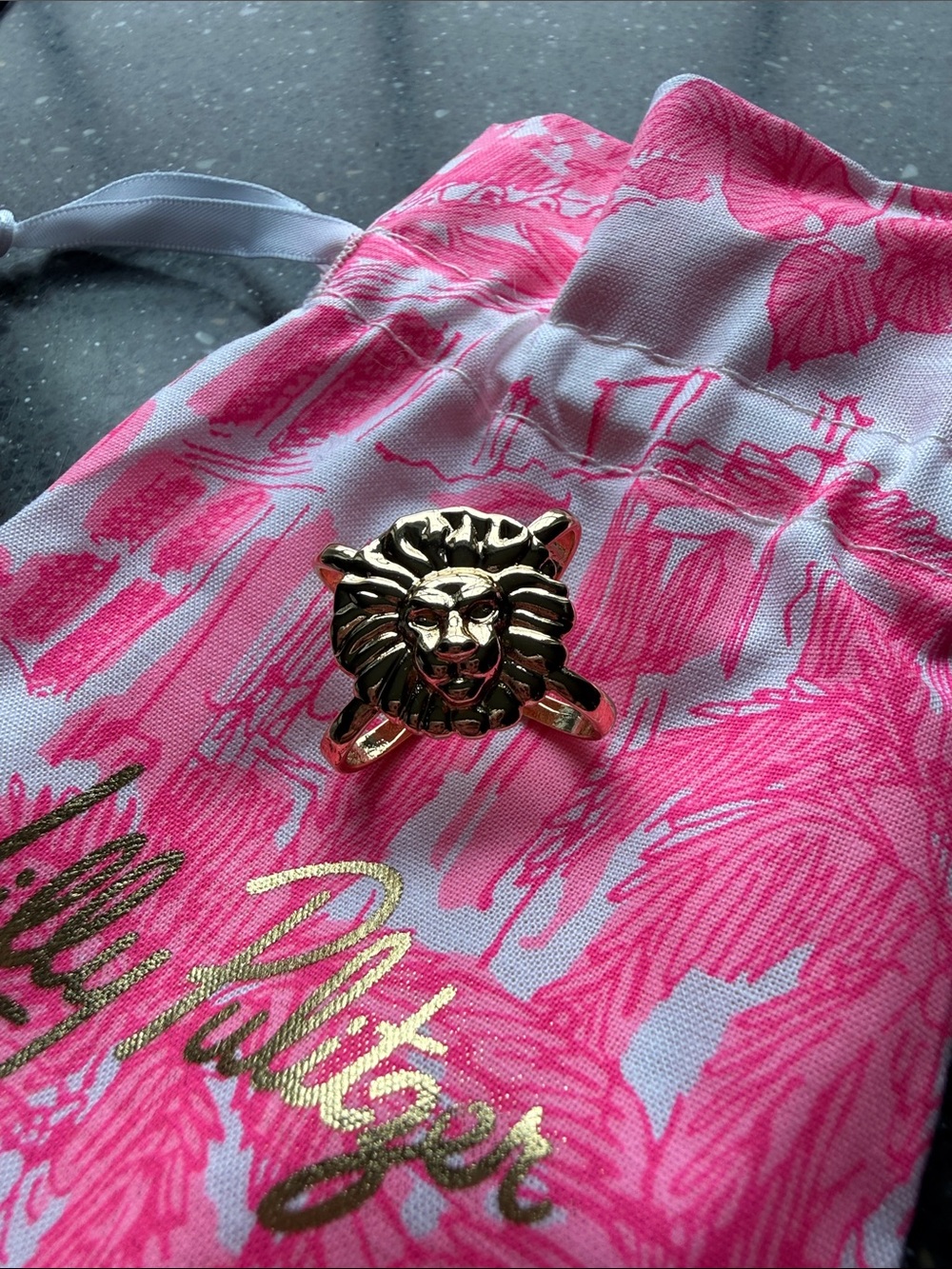 New Lilly Pulitzer scarf clip